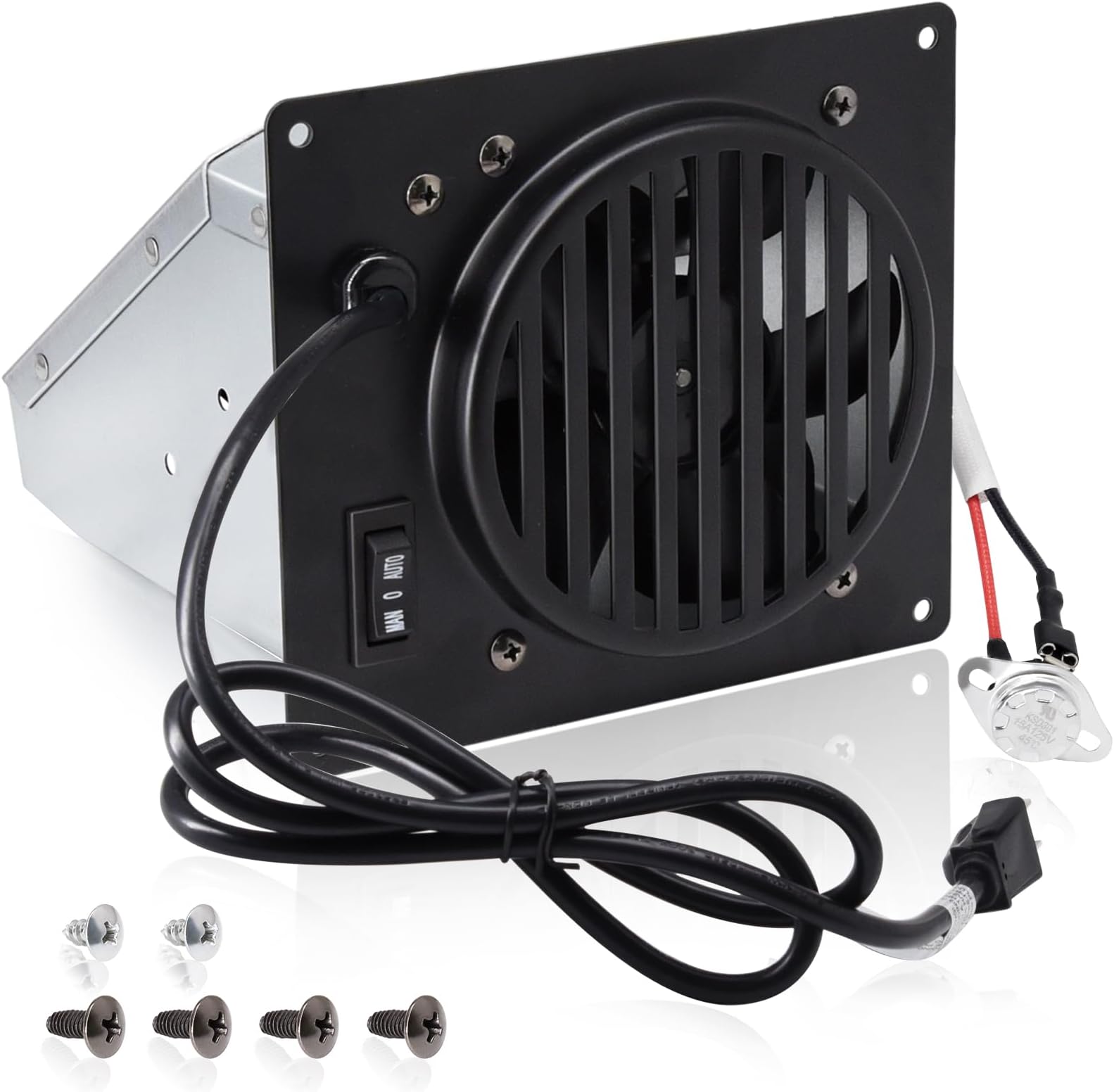 Hiorucet F299201 Blower Fan Kit for Mr Heater 30000 BTU Ventless Propane Heater/Natural Gas Heater and 20000 BTU Propane/Natural Gas Heater (2016+), Vent-Free Mr. Heater Blower Replacement Parts.