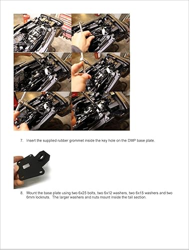 Miniatura 5 de DMP Eliminador de guardabarros Yamaha FZ10 FZ 10 2017 MT-10 MT10 MT 10 2018 2019 2020 2021 - Fabricado en los Estados Unidos