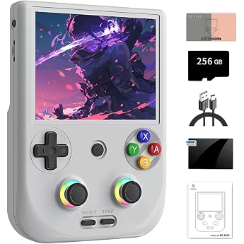 NULA RG406V Retro Handheld Spielkonsole mit 256G TF-Karte / 9000+ Spiele Android 13 Unisoc T820-Prozessor 4-Zoll-IPS-Touchscreen Arcade Videospielkonsolen Unterst tzt 5G WiFi Bluetooth