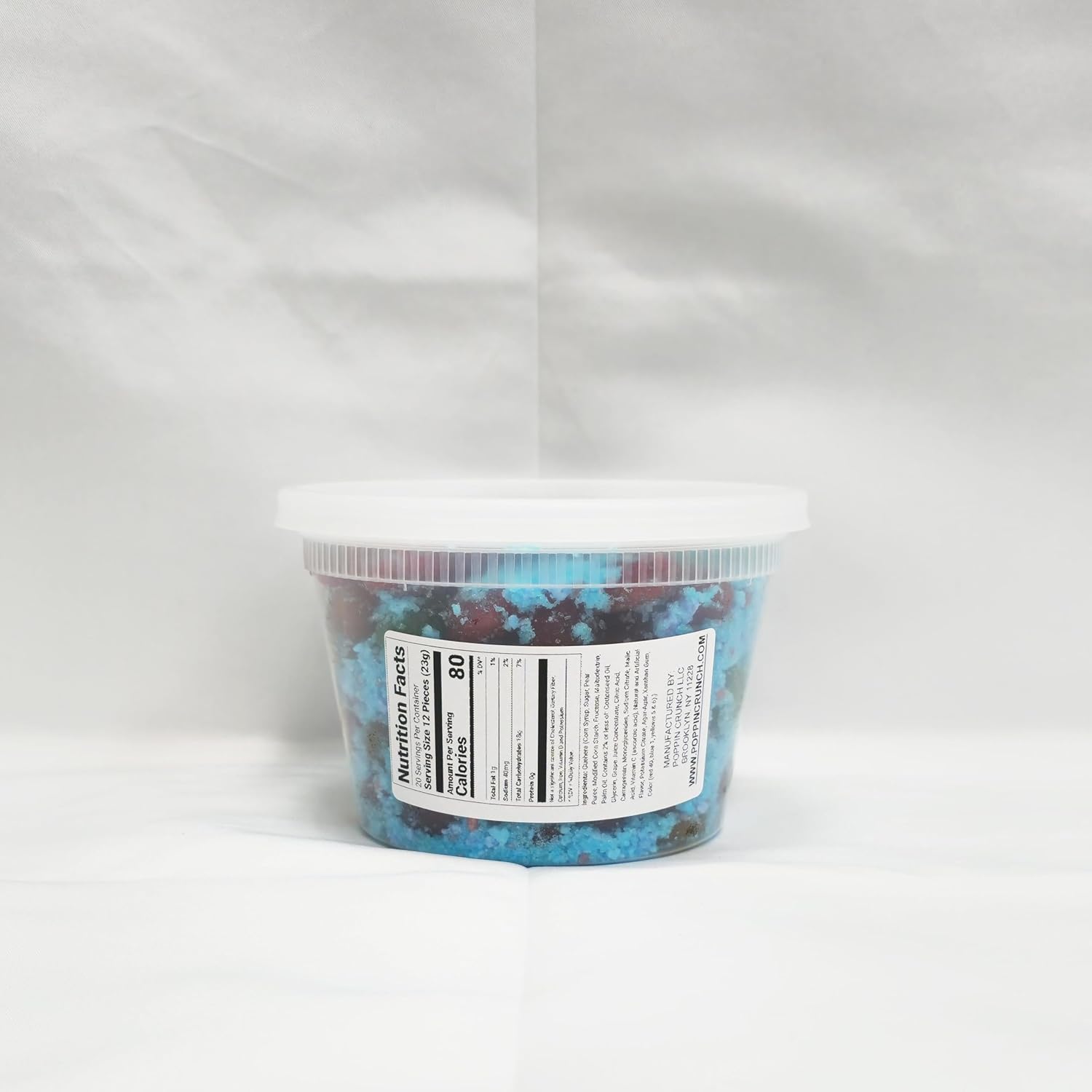 Poppin Crunch Cotton Candy Gushers Candy Snacks 1-2 LBS - Choice of Sweet or Sour Bonbon Candies Corn Sugar