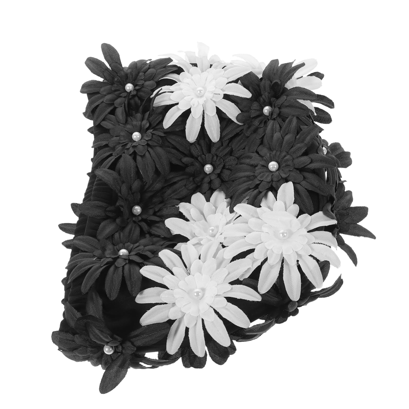 Mipcase Gorro de baño Adulto Gorro de baño Floral Tela de Gorro de baño Malla Gorro de Natacion Mujer Gorro Natacion Gorras de natación elásticas Sombreros para Nadar Brocado