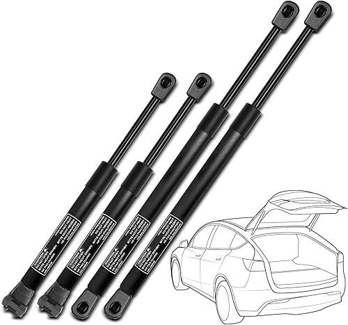 Juego de 4 puntales de soporte de elevación para maletero y ventana trasera para Nissan Pathfinder 2005-2013