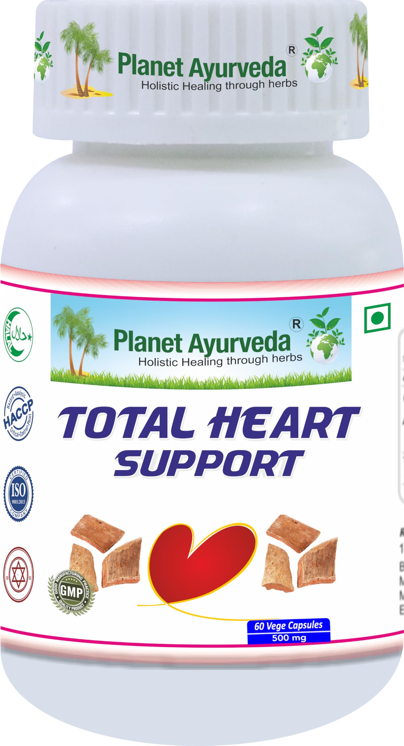 Planet Ayurveda Total Heart Support Capsules - 60 Capsules