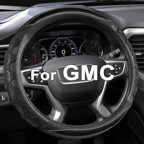 GIANT PANDA Cubierta Del Volante Para GMC Sierra, 15.5-16 Pulgadas - Azul