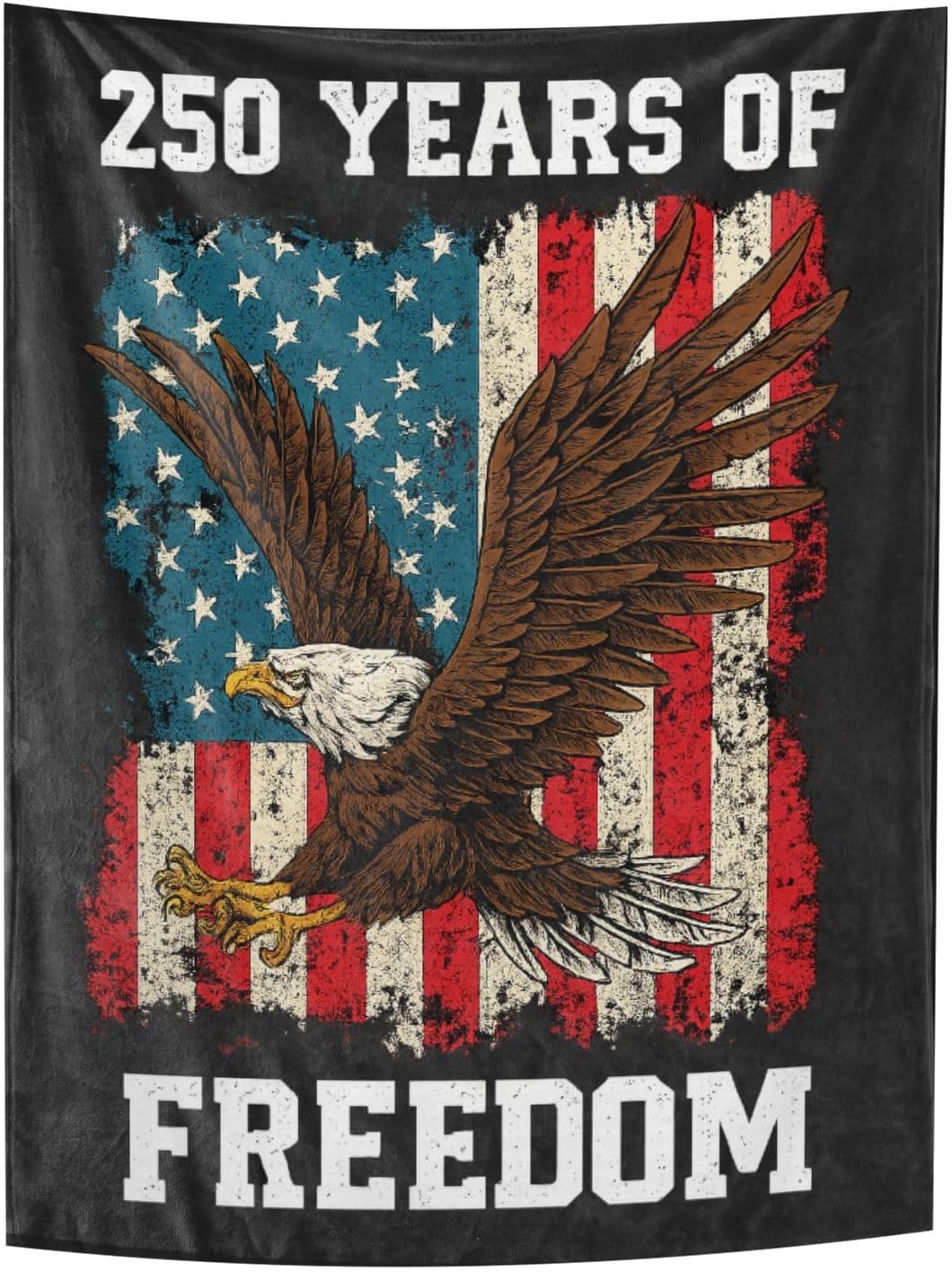 250 Years of Freedom 1776 2026 Throw Blanket Couch Blanket Vintage Throw Blankets for Couch