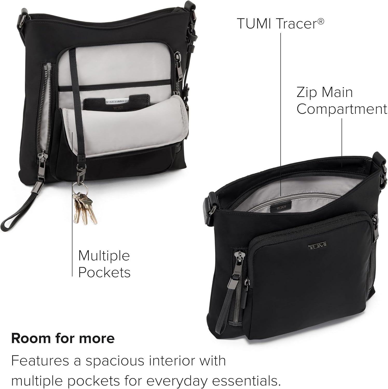 TUMI womens Tyler Crossbody | Nylon