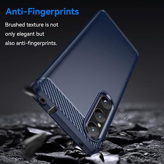 Sawiqpd for Sony Xperia 1 VI (6th Gen) Case Carbon Fiber Texture, Blue