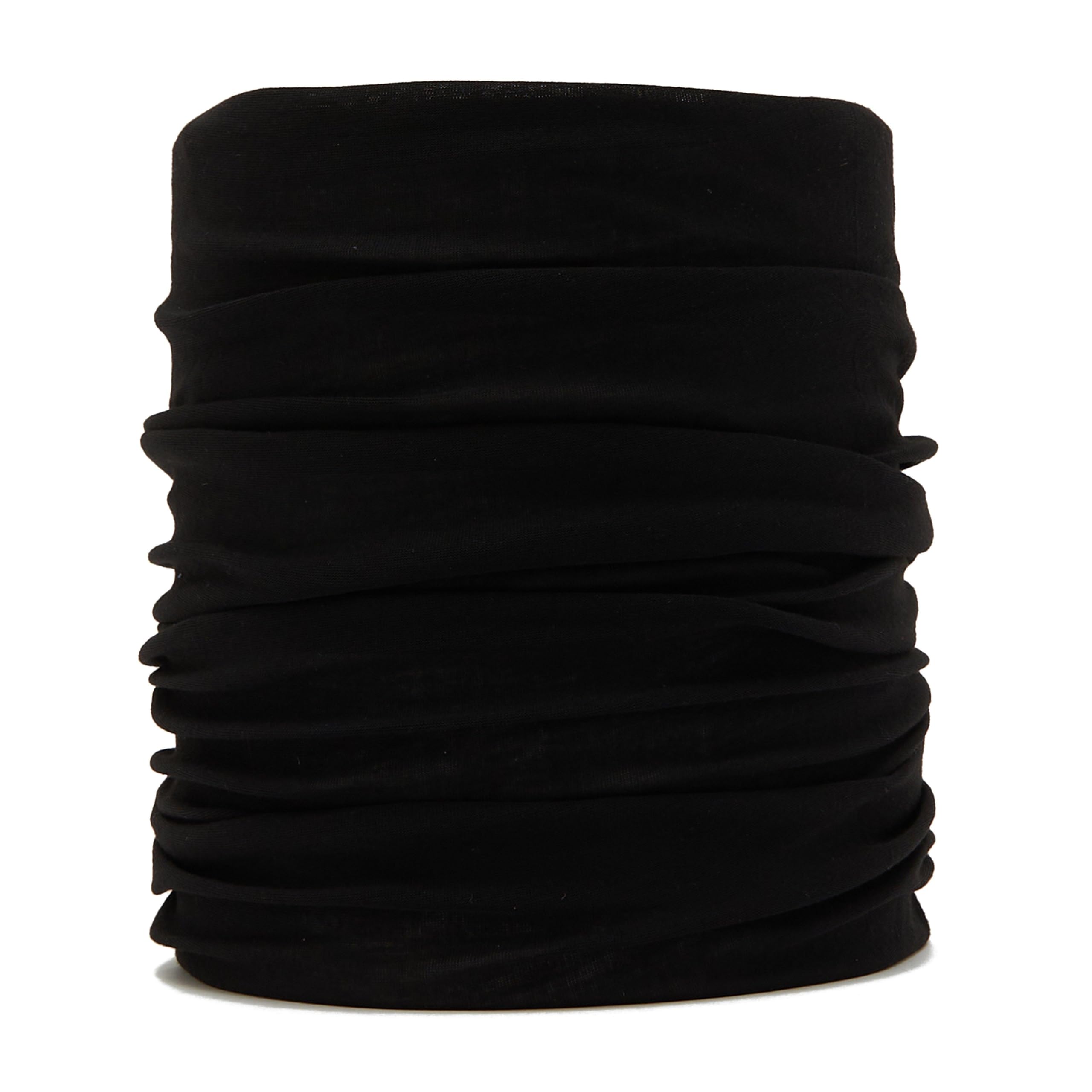 Peter Storm Unisex Black Recycled Chute, Neck Gaiter, Multifunctional Outdoor Headwear (Black)