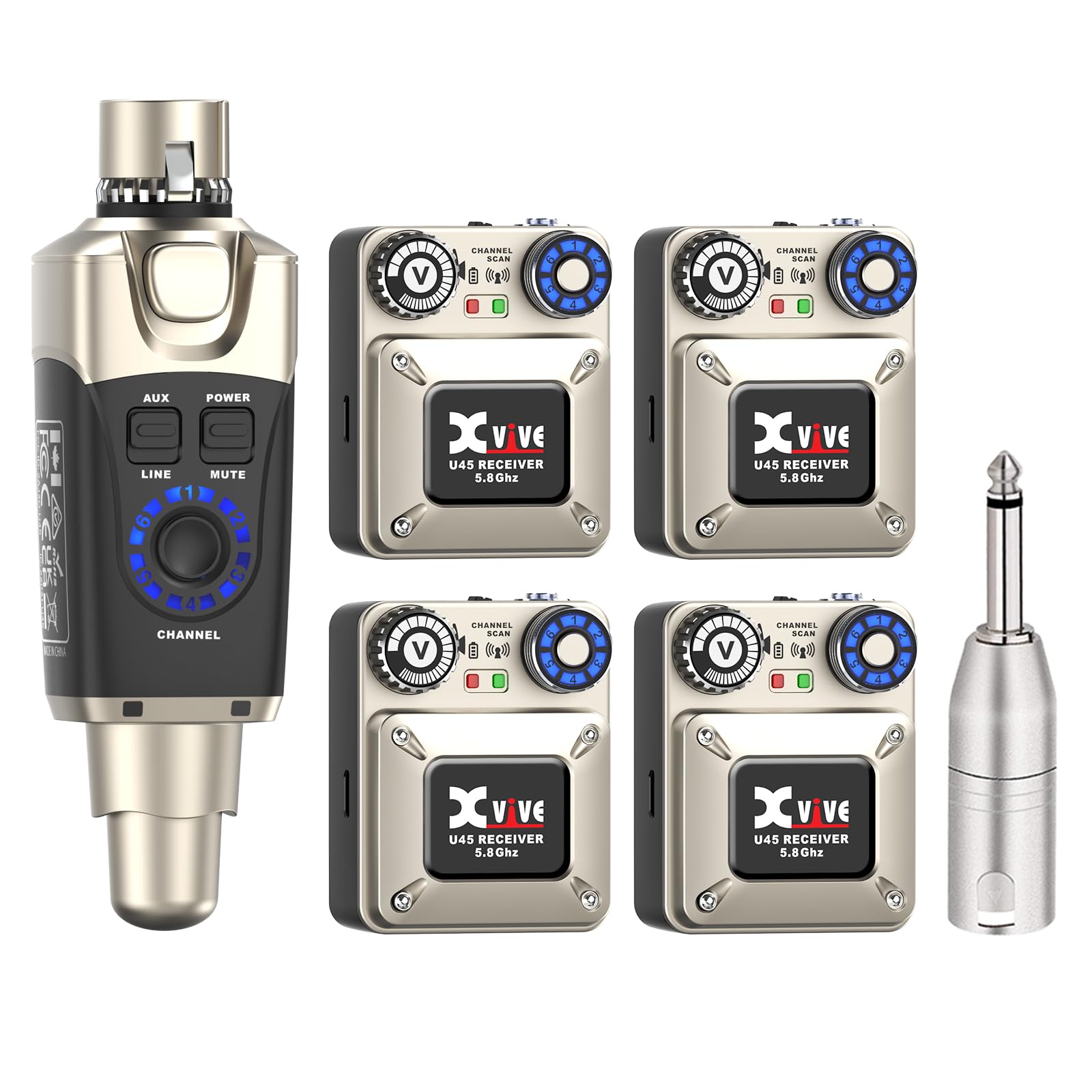 【超美品】 Xvive U4 MONITOR Wireless System Xvive U4 In-Ear Monitor Wireless System Set | Music & Arts