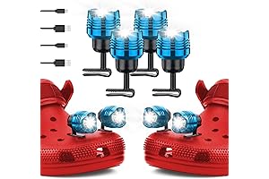 4-Piece Croc Lights: Illuminate Your Footwear with LED Charm