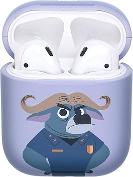 Amazon Disney Zootopia ディズニー ズートピア Airpods と互換性があります ケース エアーポッズ用ケース 硬い スリム ハード カバー ズートピア ボゴ署長 イヤホン ヘッドホンケース オンライン通販