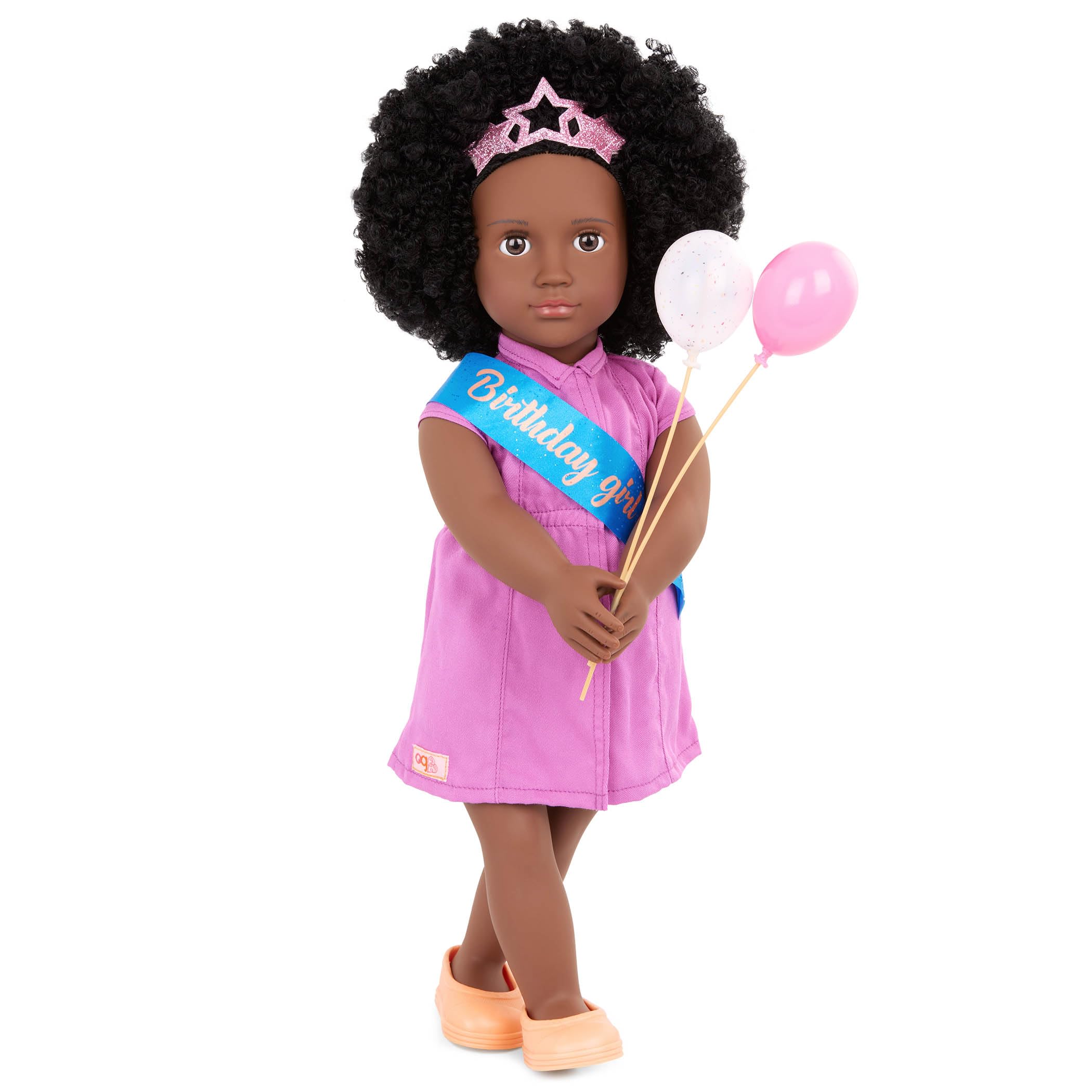 18-inch Fashion Girl Doll Khelani, Birthday Party Themed Doll Playset – Includes Party Accessories