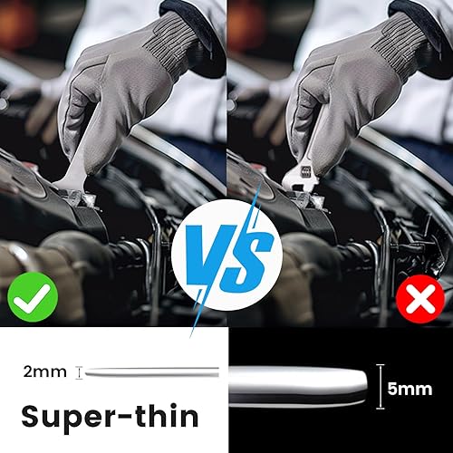 Miniatura 5 de Biqing Juego de llaves delgadas Juego de llaves súper finas de 0.079 in Métricas 0.157-0.906 in 5 puntos fuerza uniforme Adecuado para piezas