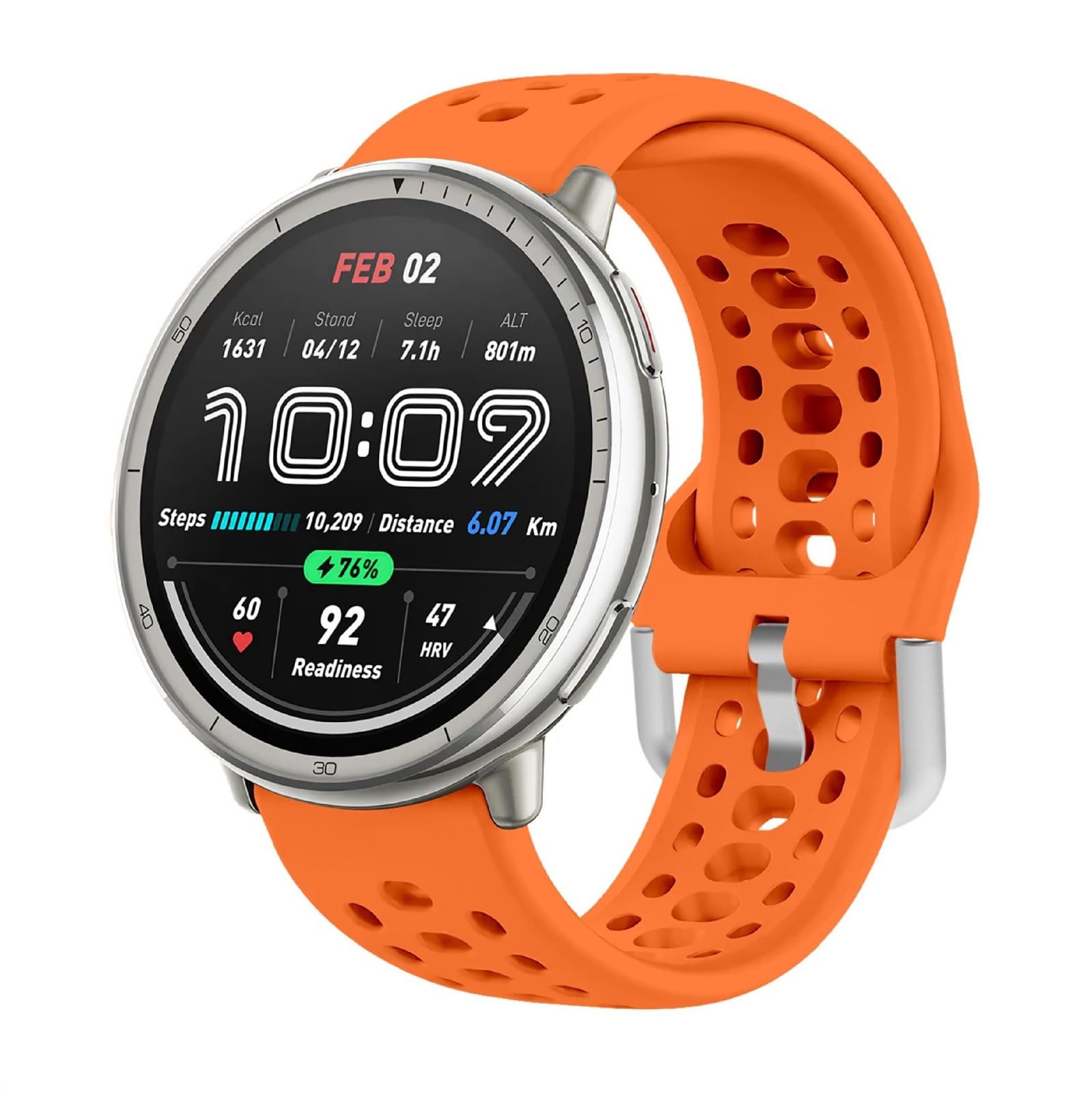 GIOPUEY Bracelet Compatible Avec Amazfit Active 2 44mm, Nylon