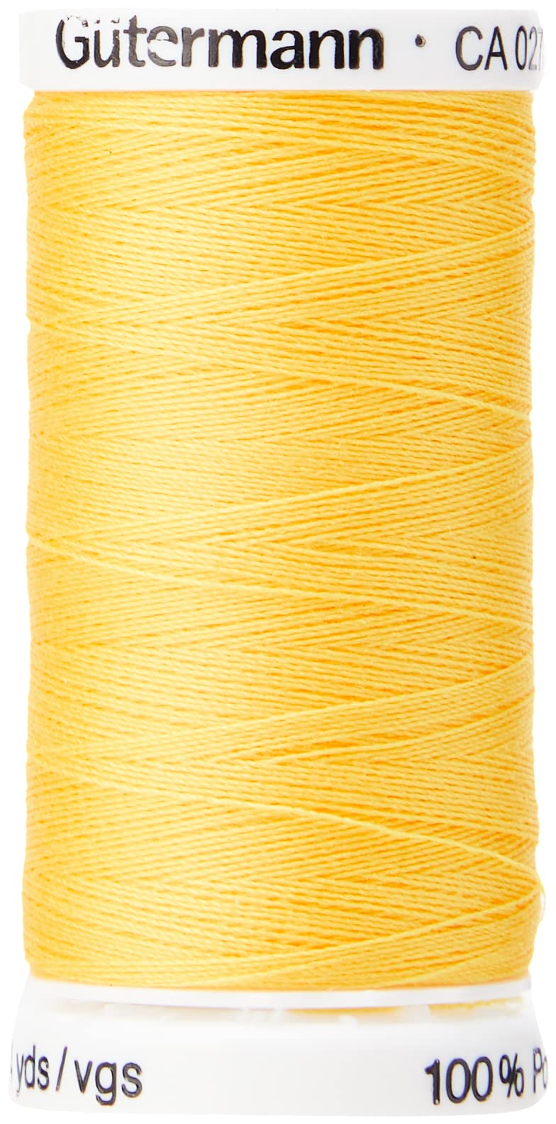 Gutermann Sew All Polyester Thread, 250 Mtr, Pineapple Yellow (0417), 5.5 x 2.7 x 2.7 cm