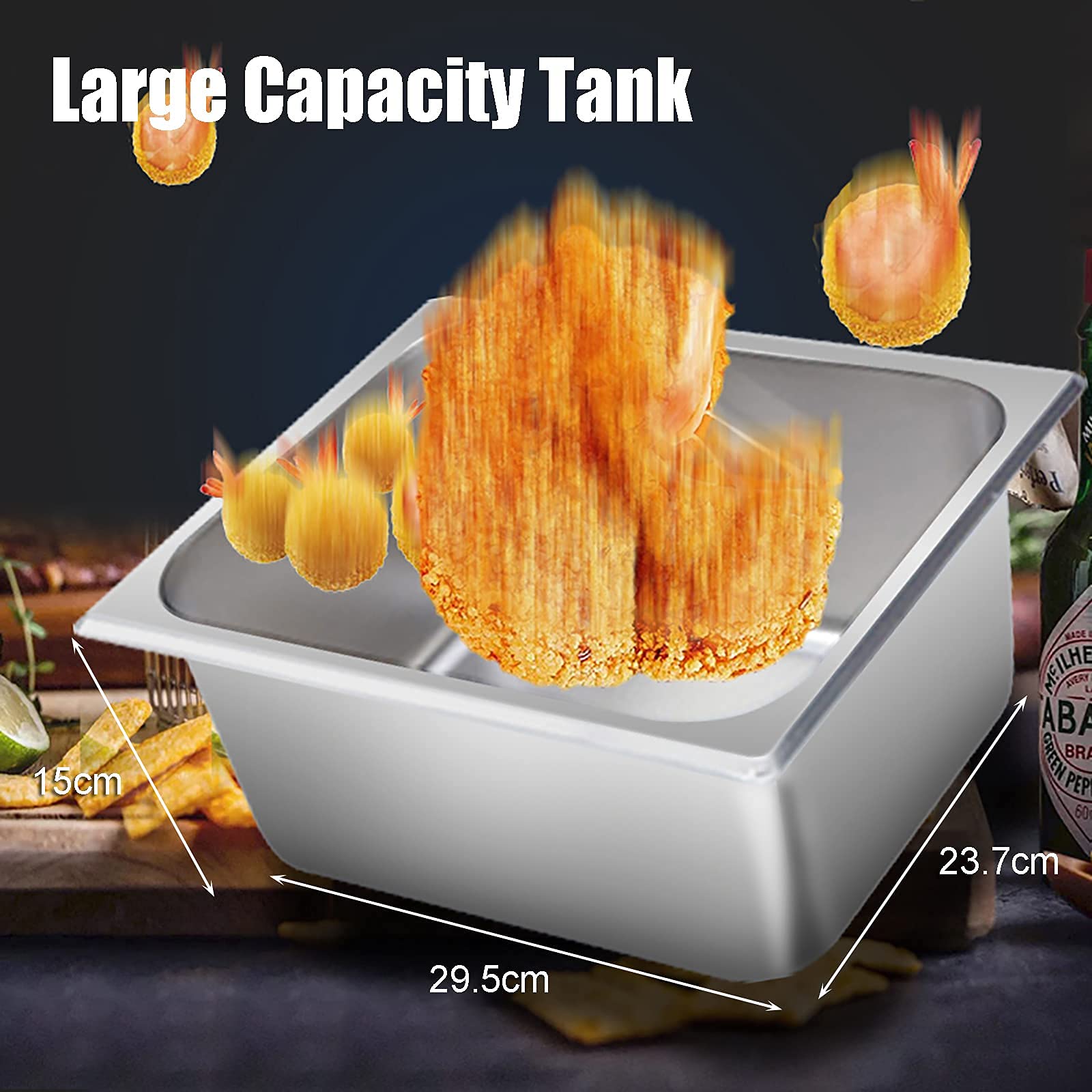 電気フライヤー Amazon.co.jp: Vtsmax 電気フライヤー 12L 業務用 家庭用 卓上