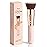 Lamora Makeup Brush Foundation Kabuki - Flat Top Face Brush for Liquid, Cream, and Powder Cosmetics - Full Coverage Blending, Buffing, Stippling, Contouring