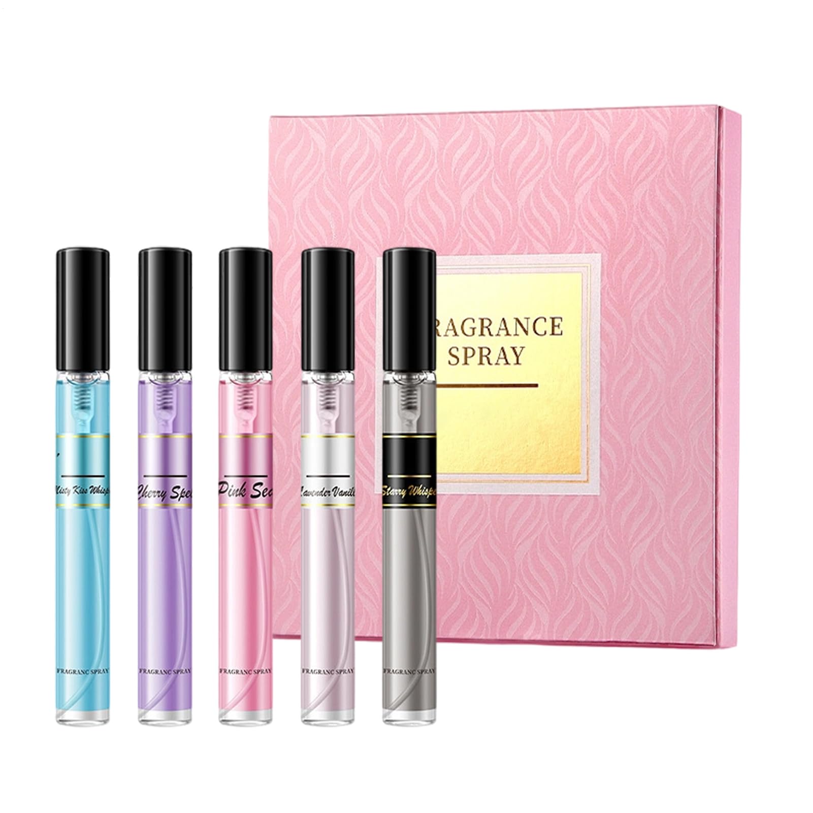 Perfume Samples For Women, Easy To Carry, 5 Pieces, Mini Travel Size Perfume Set, Fragrance Mist Spray, Alcohol-Free Formula, For Commuting, Parties