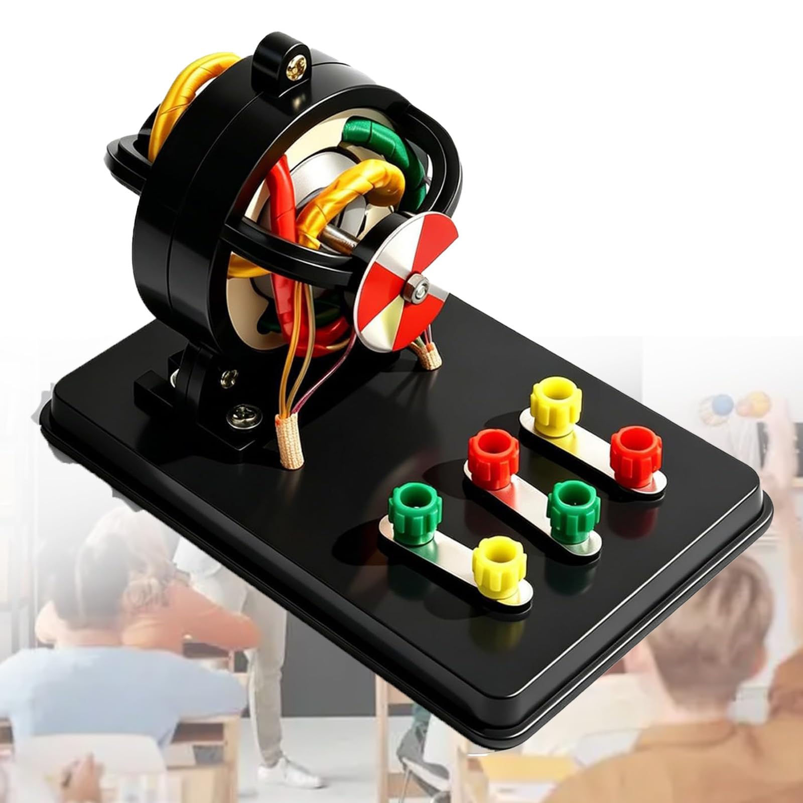 COYEUX Three Phase Ac/dc Generator Model, Hand Cranked Three Phase Ac/dc Generator Physical Model To Observe Generator Structure And Working Principle, For Classroom Demonstration