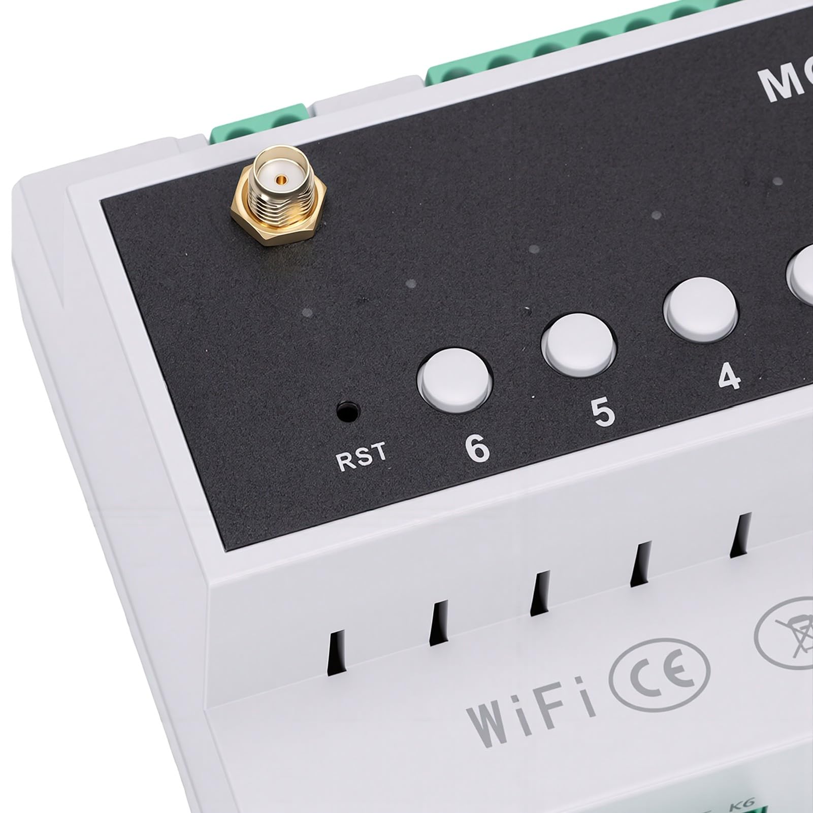 LICAEVEY 6-kanałowy Inteligentny moduł Przełączający Przekaźnika, 16A | Zigbee Tuya WiFi Dużej Mocy z Montażem na Szynie DIN, Obsługa Sterowania Silnikiem do Przodu i do Tyłu