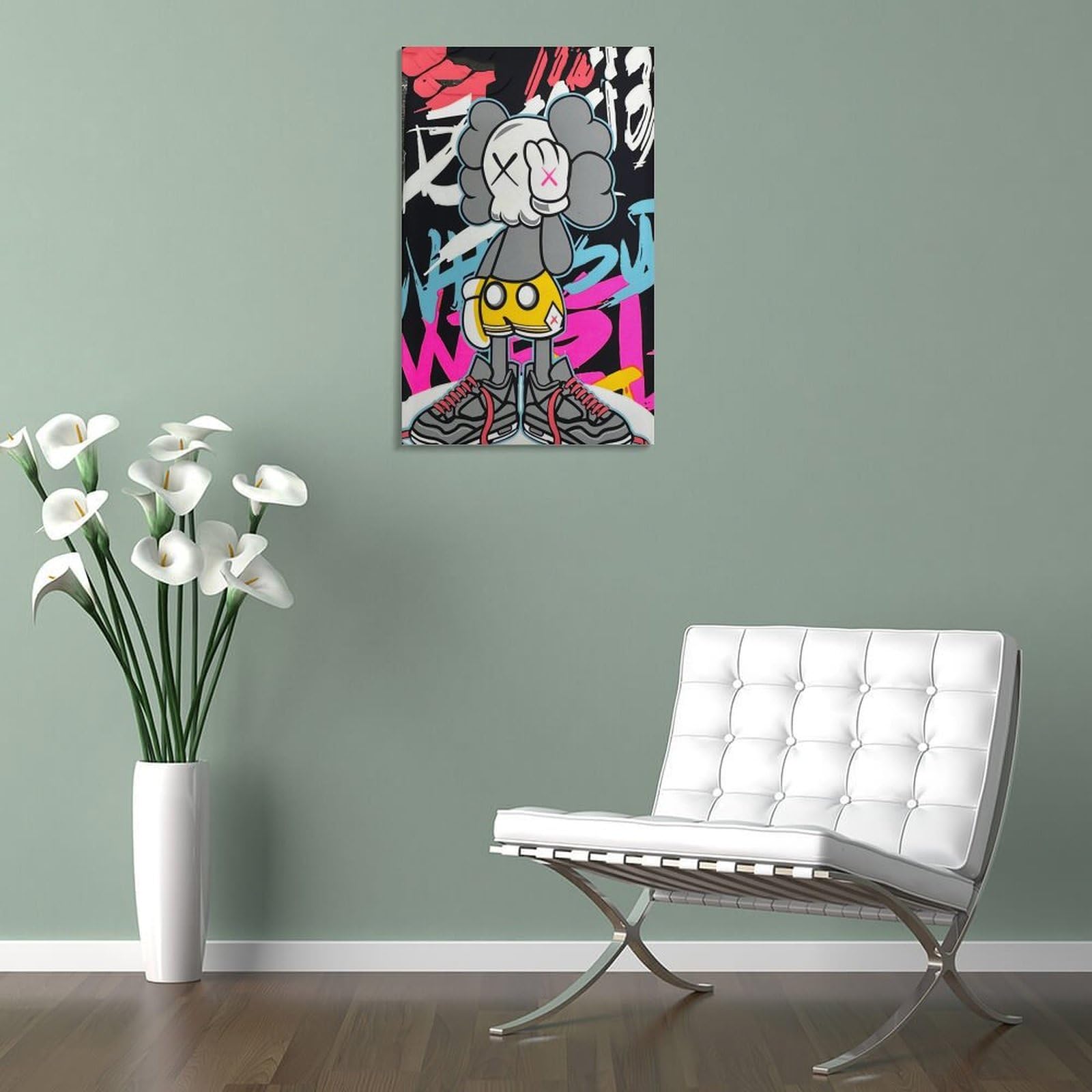Amazon.co.jp: KAWS Sesame Street 絵画 インテリア カウズ セサミ