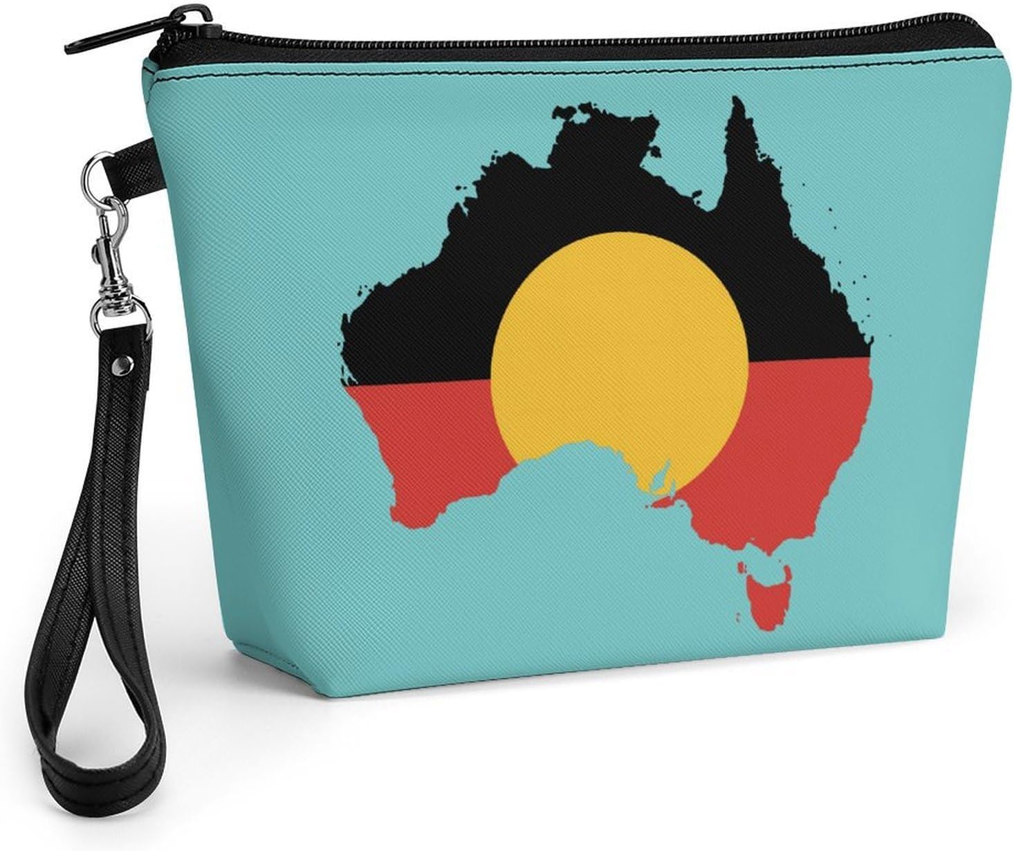 Flag Map of Aboriginal Australian Women's Makeup Bag for Purse