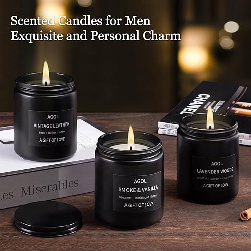 Miniatura 4 de Velas de regalo para ella, juego de velas perfumadas de soja natural de 9 onzas, divertidas velas de cumpleaños, día de San Valentín, aniversario,