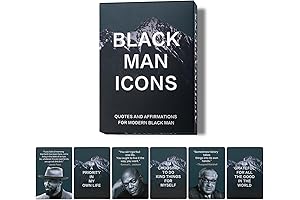 Black Icons Positive Affirmations Cards: Empowering Men with Daily Inspiration