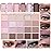 CAKAILA 20Colors Nude Light Pink Purple Basics Matte Eyeshadow Palette,Eye Shadow Travel Makeup Palette all in one Long Lasting Waterproof,Great for Travel Gift Kit