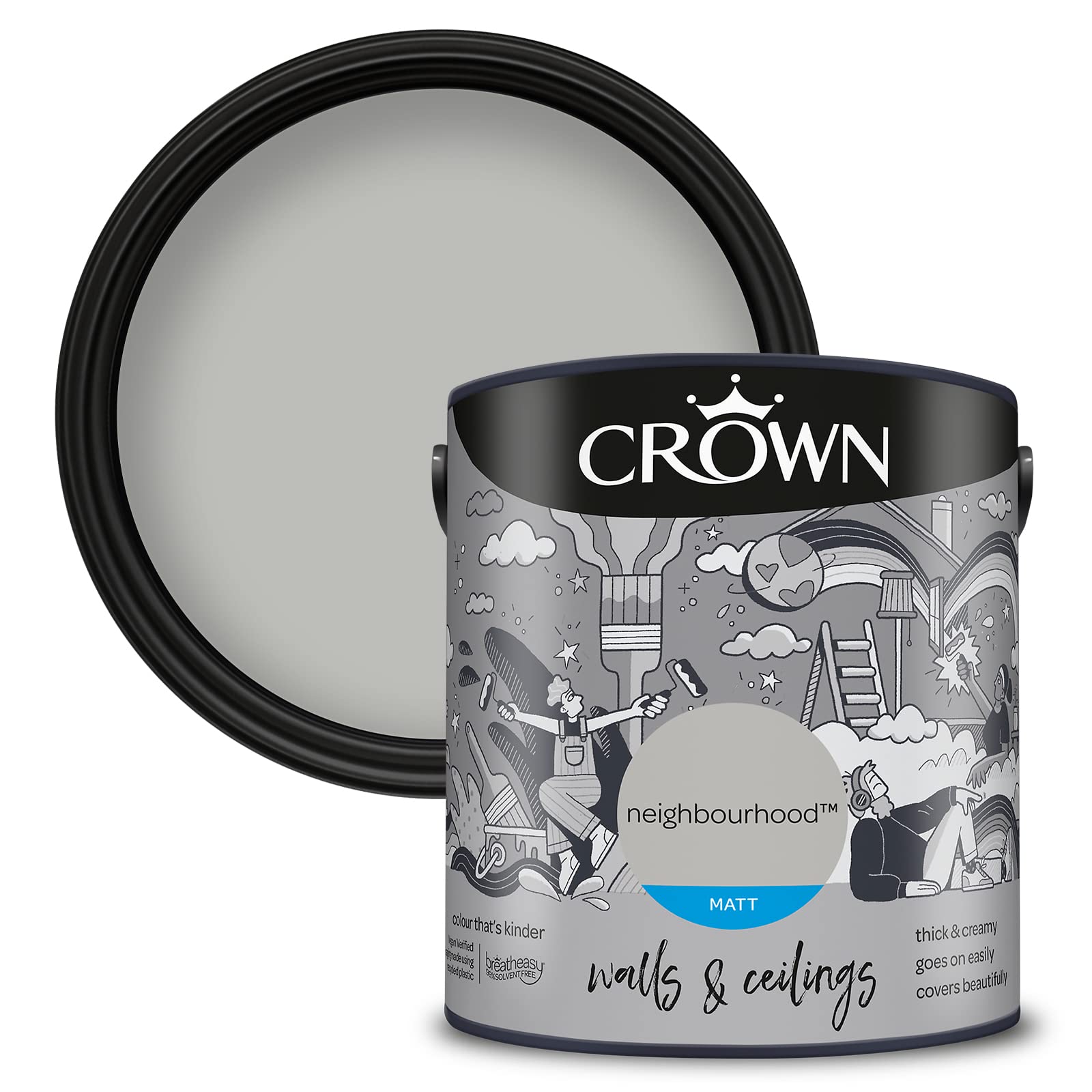 Crown Matt Emulsion   - Neighbourhood / 2.5l
