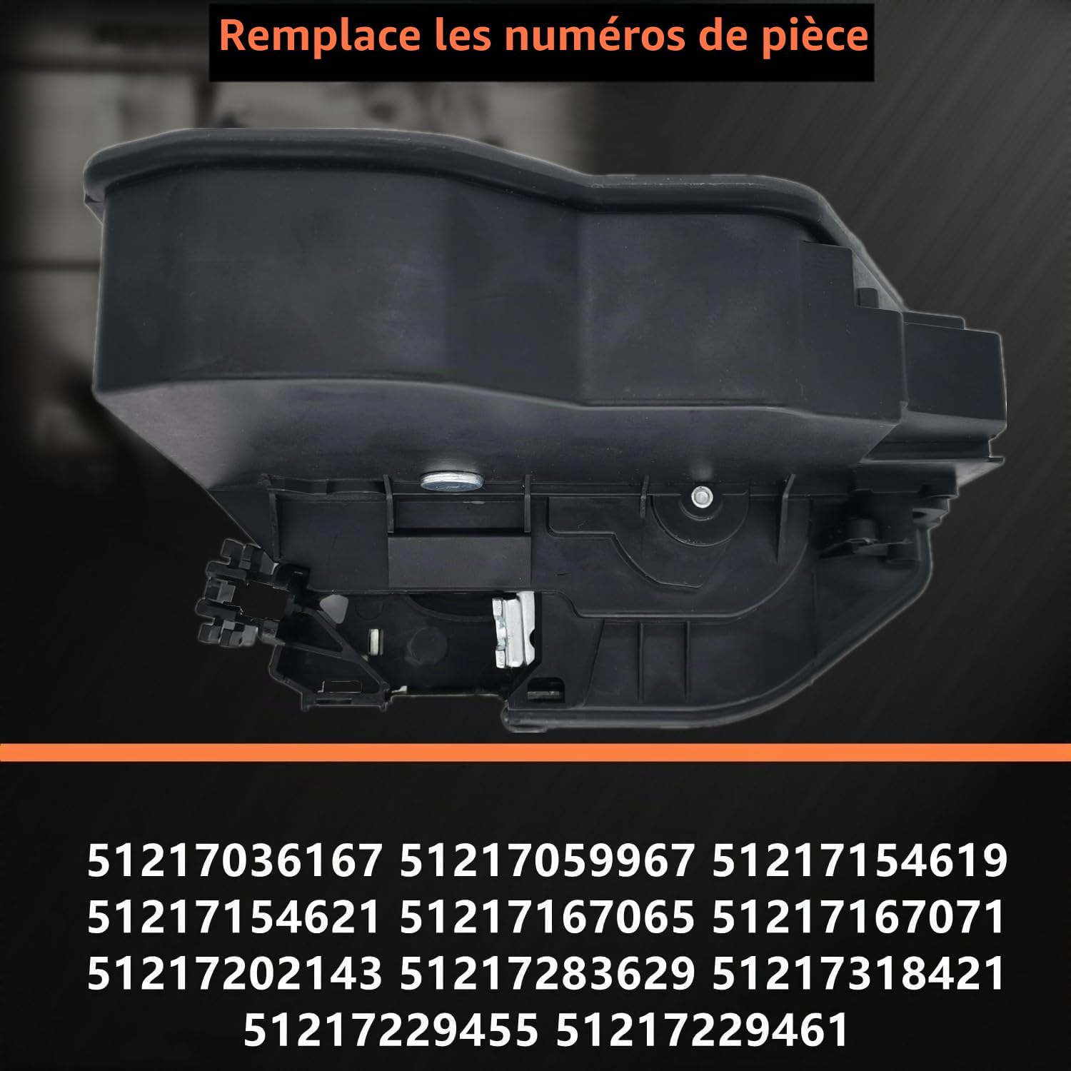 Actionneur serrure porte avant gauche,Pour BMW Série 1 E81 E82 E87 E88 F20 F21 Série 3 E90 E91 E92 E93 F30 F31 F32 F33 Série 5 E60 E61 F10 F11 Série 7 E65 E66 X1 X3 X5 X6 Z4,51217202143