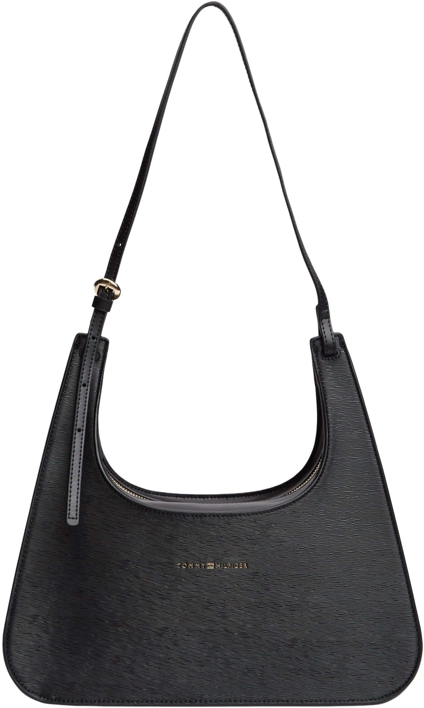 Tommy Hilfiger Women's Th Modern Shoulder Bag AW0AW18620 Shoulder Bag, BLACK (Black), One Size