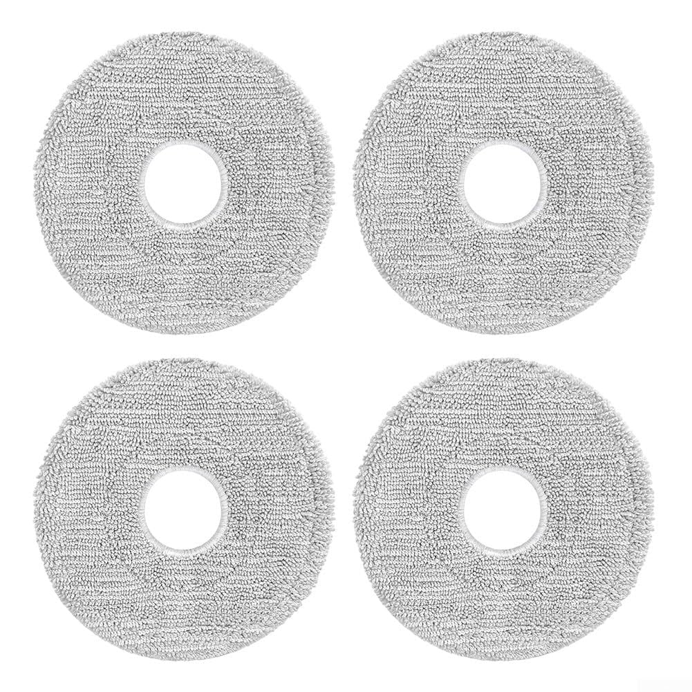 Set of Washable Reusable Mop Cloths for Xiaomi Robot Vacuum S40 Pro / OV71GL - Microfiber Replacement Mop Pads Designed for Convenient Floor Cleaning (4 PACK)