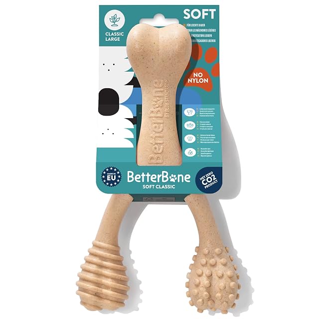 BetterBone - Juguete para Perros para Masticar - Large Soft Classic