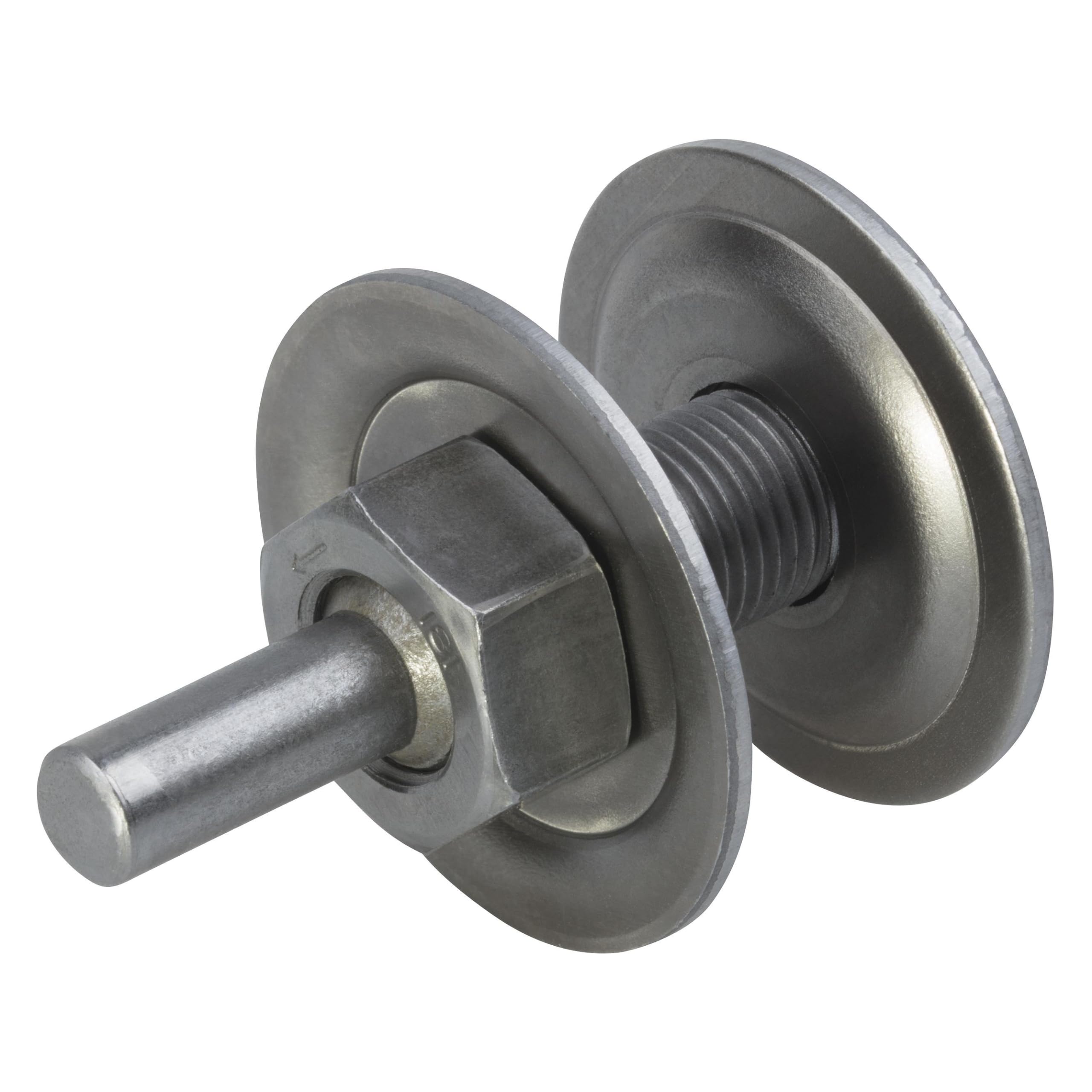 wolfcraft Mandrel for Ø 13 mm Bore I 2117000 I For optimal true running of sanding and polishing discs without shank