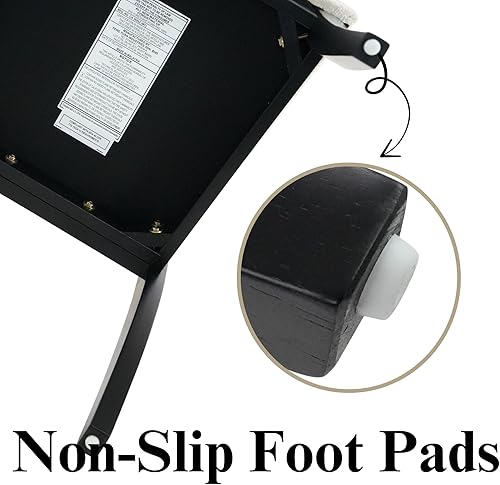 Miniatura 6 de Juego de 4 sillas de comedor tapizadas, escalera de felpilla rústica, respaldo alto, sillas auxiliares de comedor y cocina con alfombrillas