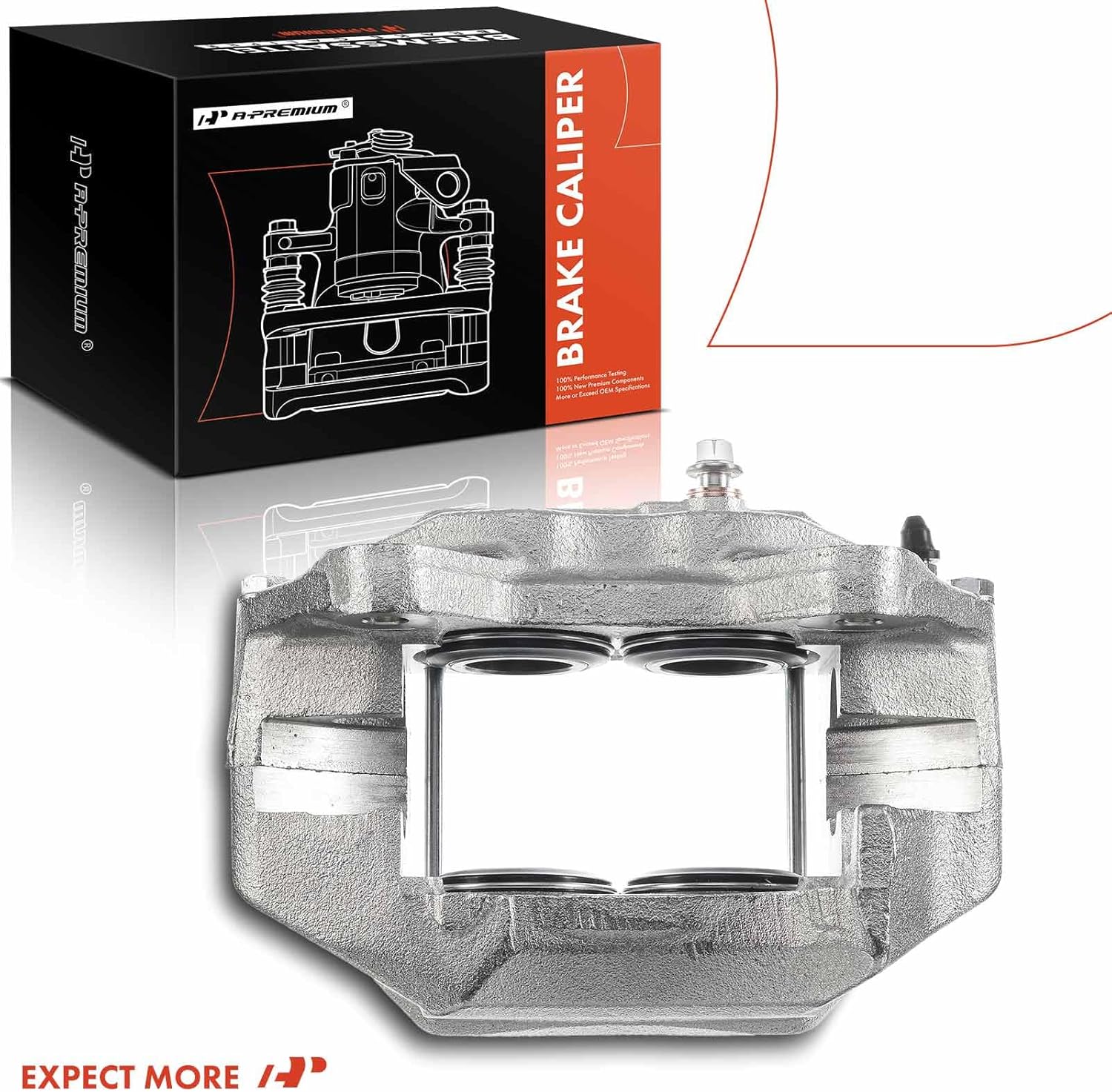 A-Premium Disc Brake Caliper Assembly Compatible with Select Toyota Models - Tacoma Base/DLX 1995-2003, Limited 1998-2000, Pre Runner 1998-2004, SR5 1995-2000, 2.7L 3.4L - Front Right Passenger