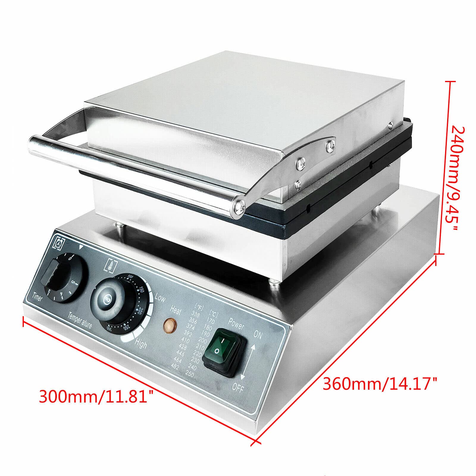 Gofrownica w kształcie pszenicy, elektryczna gofrownica, komercyjna elektryczna 220 V, gofrownica