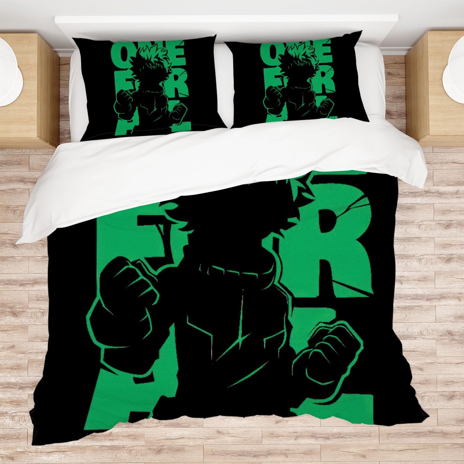 Twin Size Hero Academy Comforter Set Japanese Anime Bed Bedding Sets Bedroom Decor with 1 Pillowcase SC00344-005