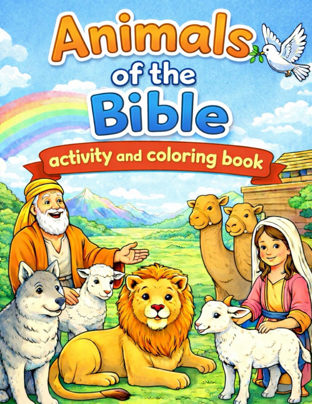 Animals of the Bible activity and coloring book