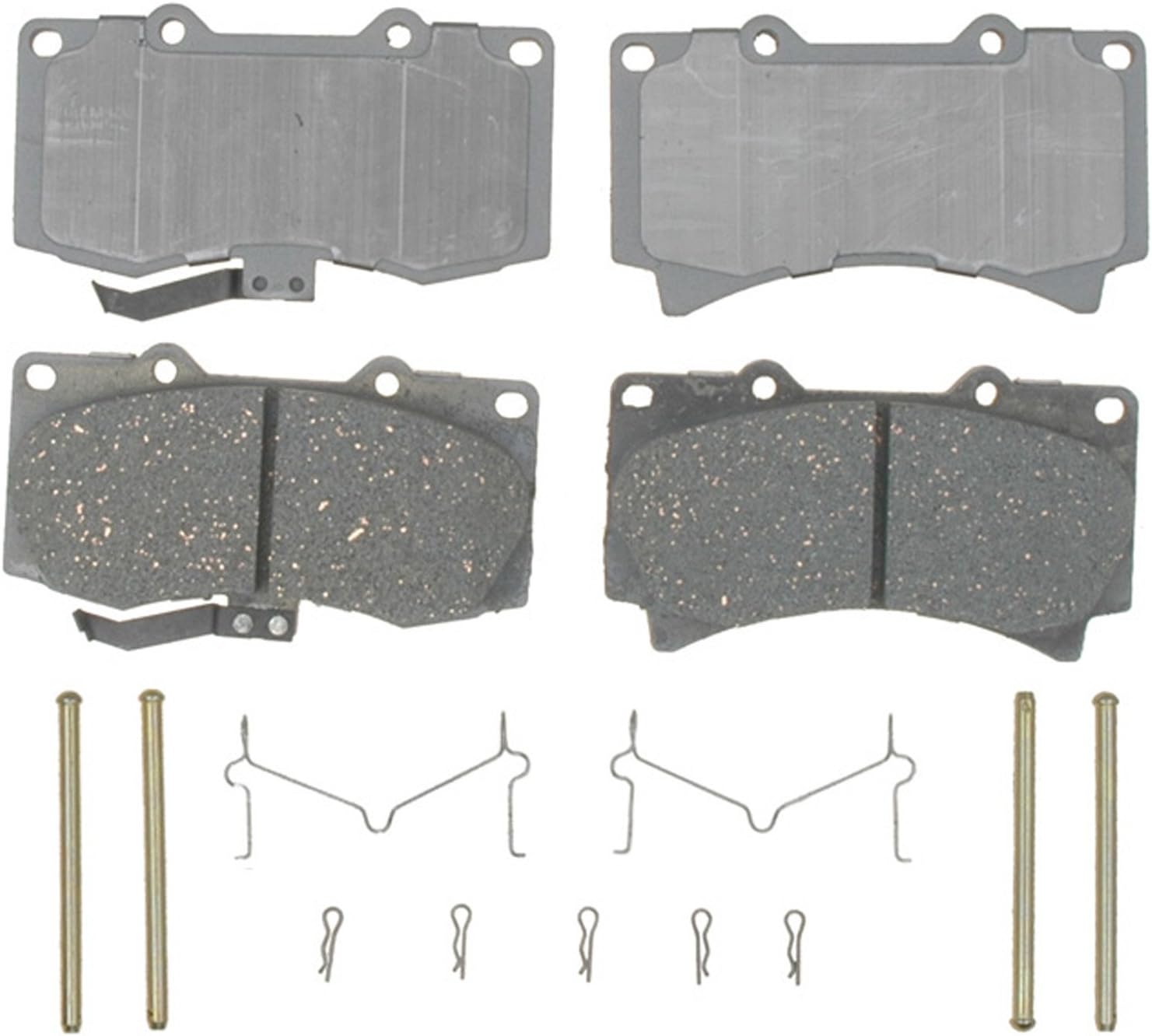 ACDelco Silver 14D1119CH (19285998) Ceramic Front Disc Brake Pad Set with Hardware