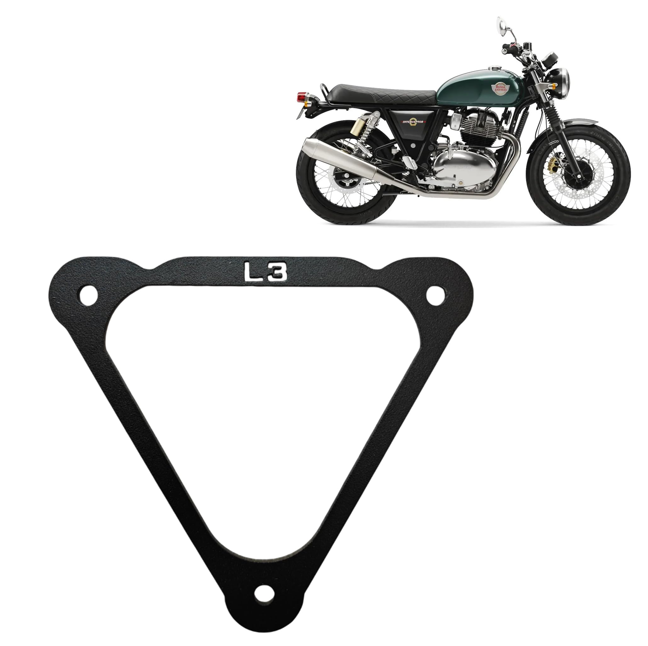 L3 MODZ Air Filter Plate Cap for RE Interceptor 650, GT 650, Bear 650 | OEM & Aftermarket Air Filter Compatible | Heavy Duty Metal | Direct Fit-picture-16