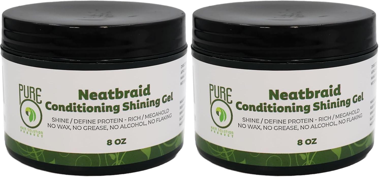 Pure O Natural Neatbraid Beauty Professional Conditioning Shining Gel 16 oz