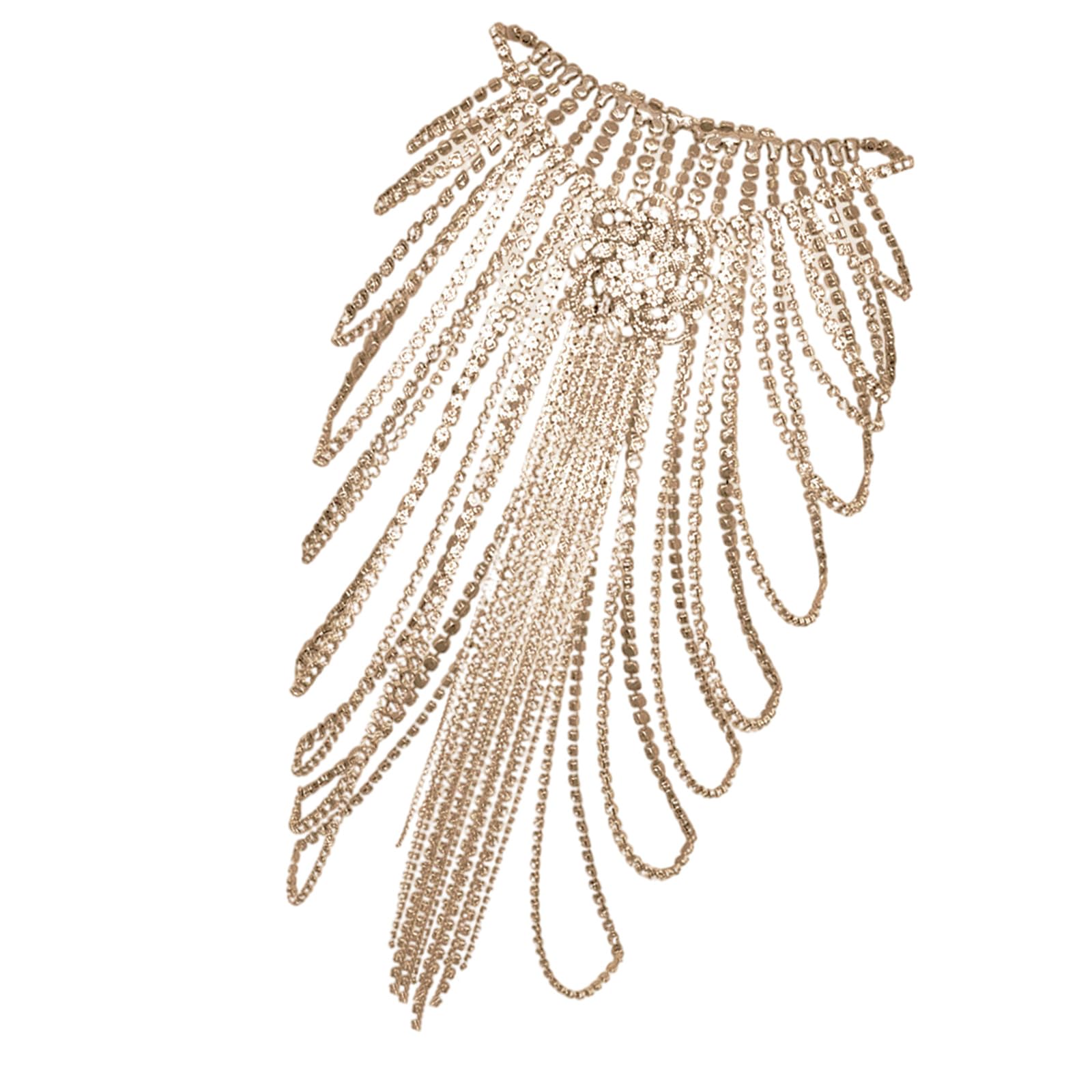 Cinturón de cintura elegante con diamantes para vestido de mujer 7