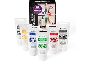 Speedball Fabric & Paper Block Printing Ink, 6-Color Set