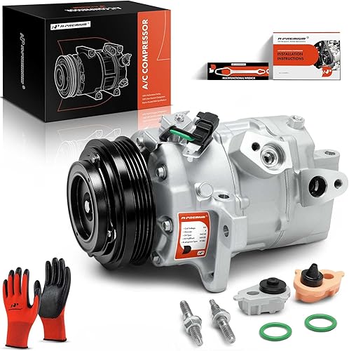 A-Premium Compresor de AC con embrague compatible con Ford F-150 3.5L 2017-2020, Expedition 3.5L 2018-2021, Lincoln Navigator 3.5L 2018-2021