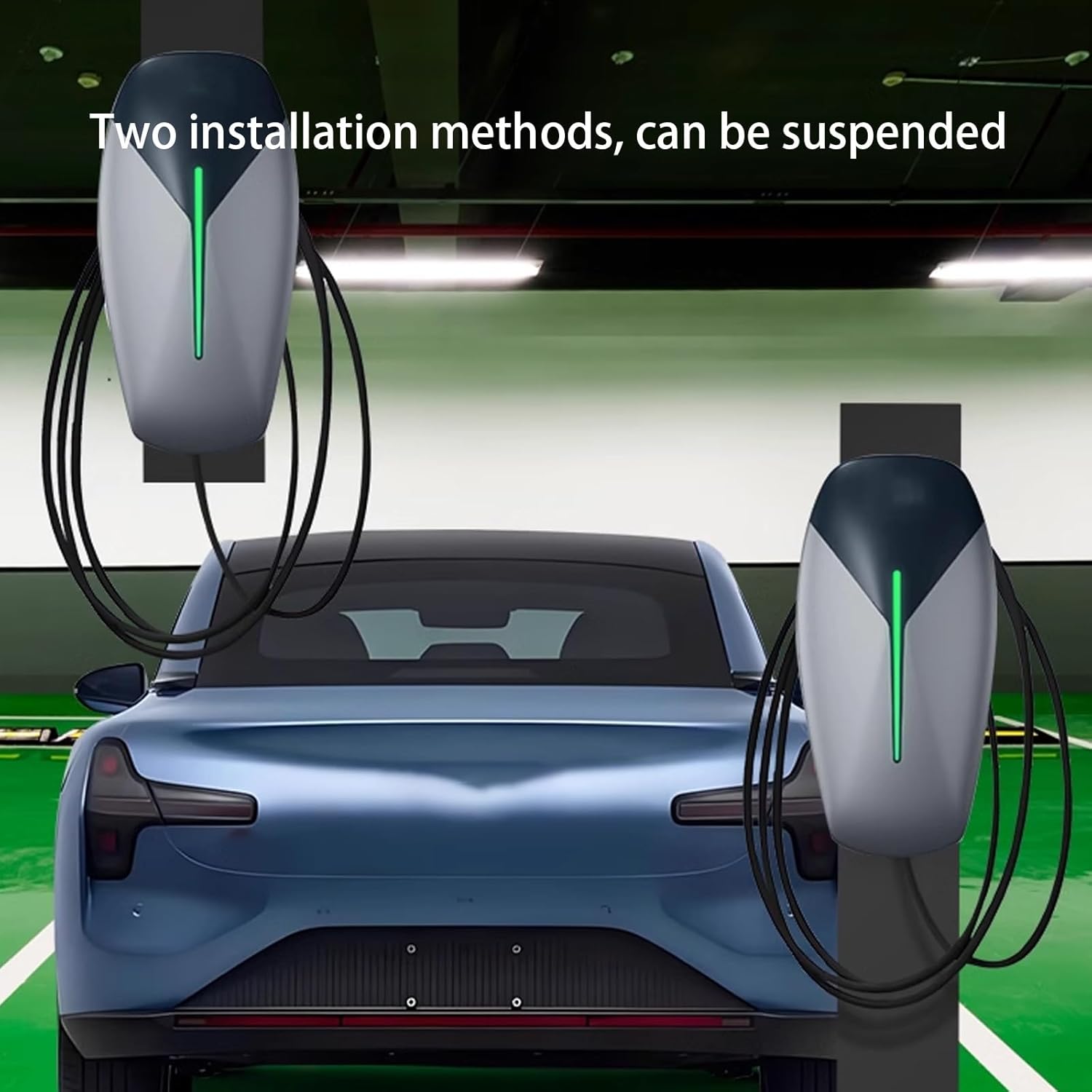 Outdoor EV Charger Pedestal, Electric Vehicle Charging Station Column, Charging Pillar for New Energy Vehicles, Durable EV Charging Enclosure, Weatherproof Charge Stand