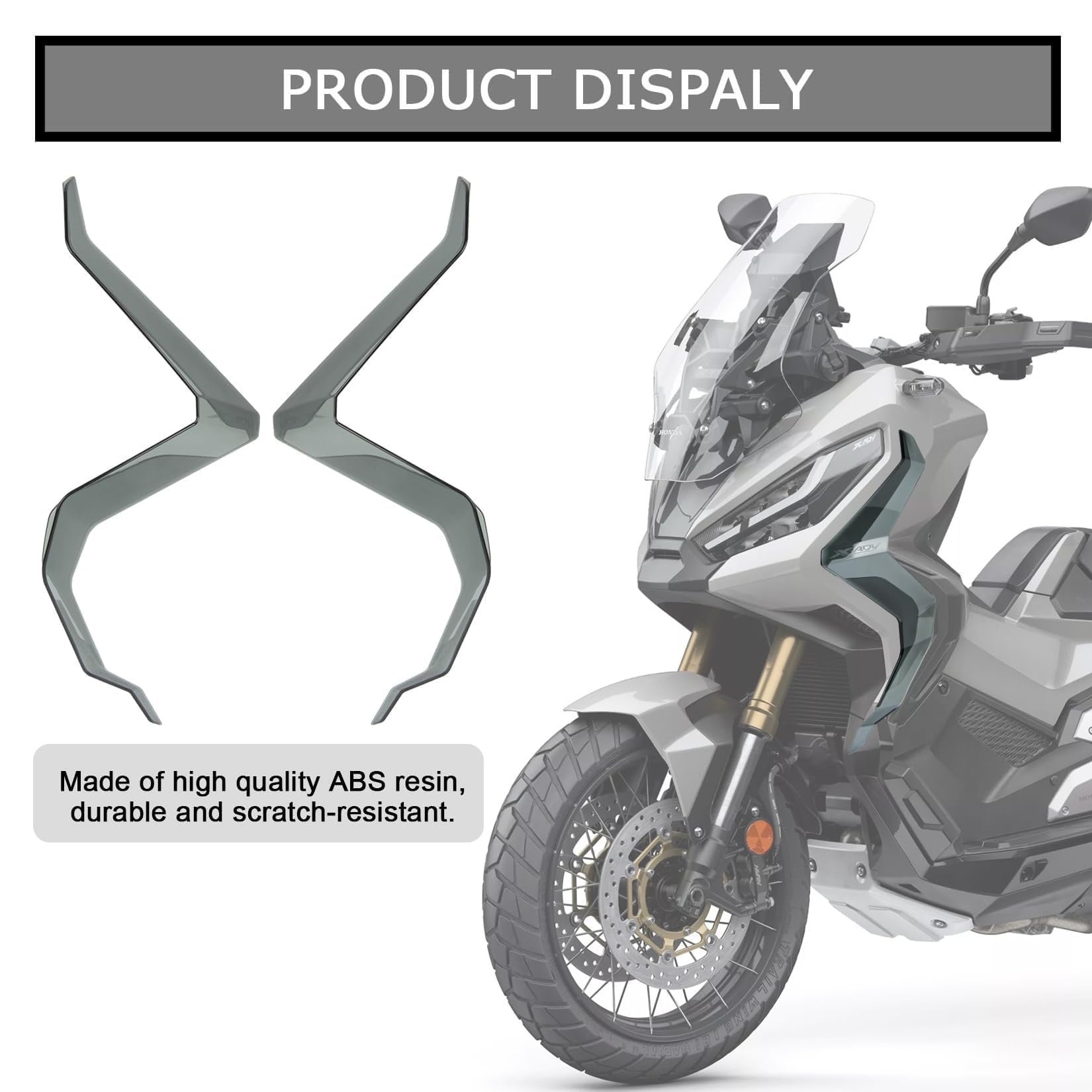 PSLER Ala del per Carenatura Laterale Moto per X-ADV 750 Forza 750 NC 750 2021 2022 2023 2024 2025, Alette Laterali del Parabrezza della Protezione delle Gambe Rivestimento dello Spoiler