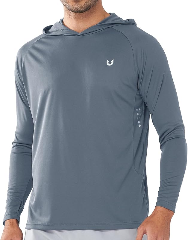NORTHYARD Men's Fishing Sun Hoodie Long Sleeve UPF 50+ Rash Guard Shirts | Lightweight Quick Dry Swim Shirt, UV Protection, Breathable, Moisture Wicking, Swimming Hiking Beach Golf Water Sport