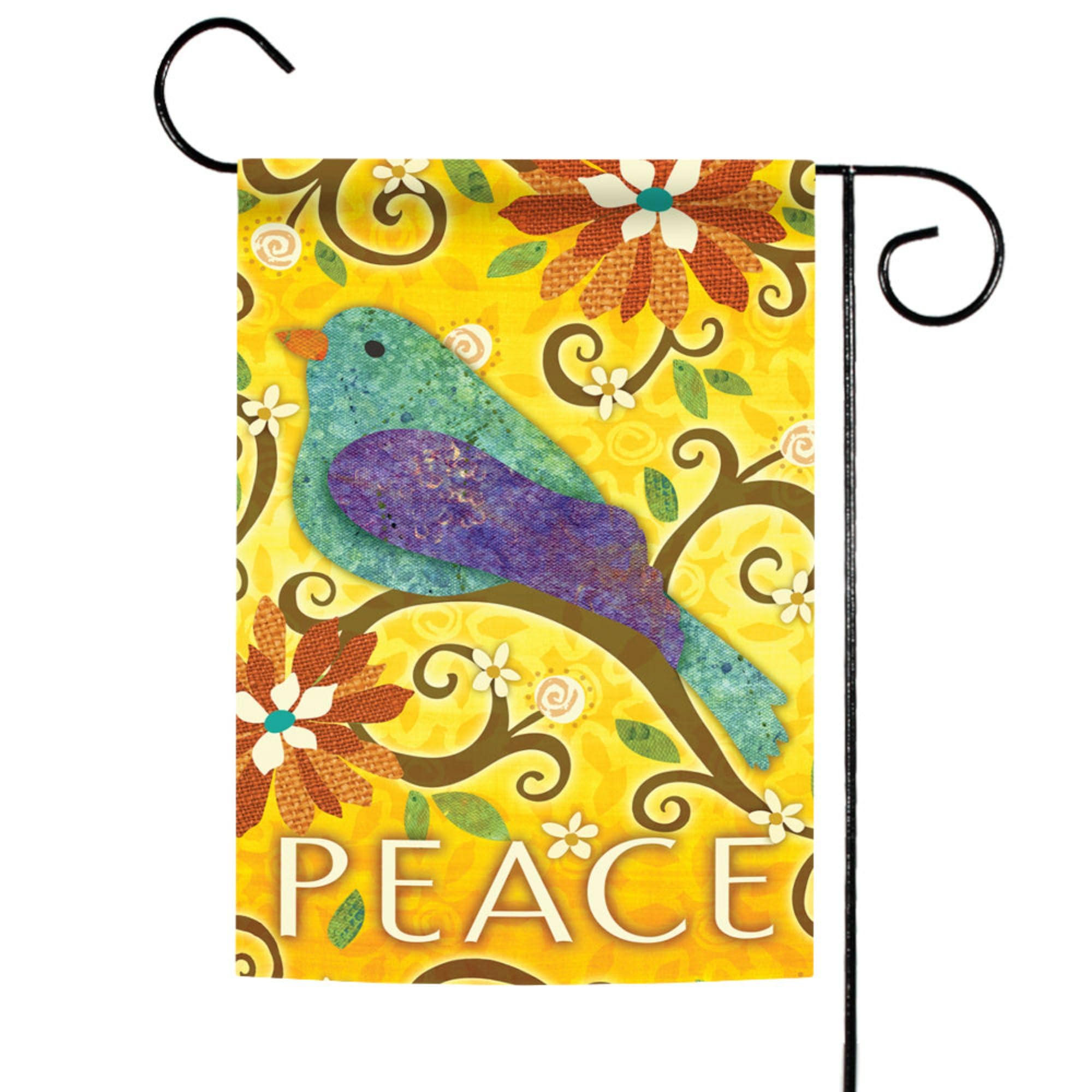 Toland Home Garden Leaf Corazón 28 X 40 Pulgadas Decorativo